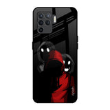 Shadow Character Oppo F19 Pro Glass Back Cover Online