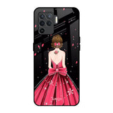 Fashion Princess Oppo F19 Pro Glass Back Cover Online
