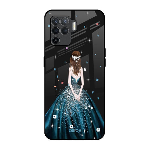 Queen Of Fashion Oppo F19 Pro Glass Back Cover Online