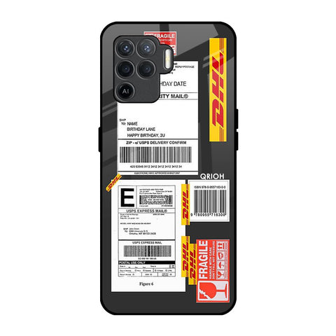 Cool Barcode Label Oppo F19 Pro Glass Back Cover Online