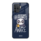 Struggling Panda Oppo F19 Pro Glass Back Cover Online