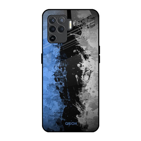 Dark Grunge Oppo F19 Pro Glass Back Cover Online