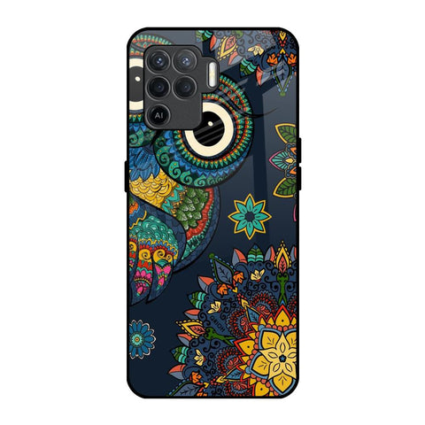 Owl Art Oppo F19 Pro Glass Back Cover Online
