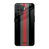 Vertical Stripes Oppo F19 Pro Glass Back Cover Online