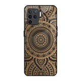 Luxury Mandala Oppo F19 Pro Glass Back Cover Online