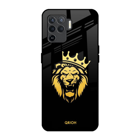 Lion The King Oppo F19 Pro Glass Back Cover Online