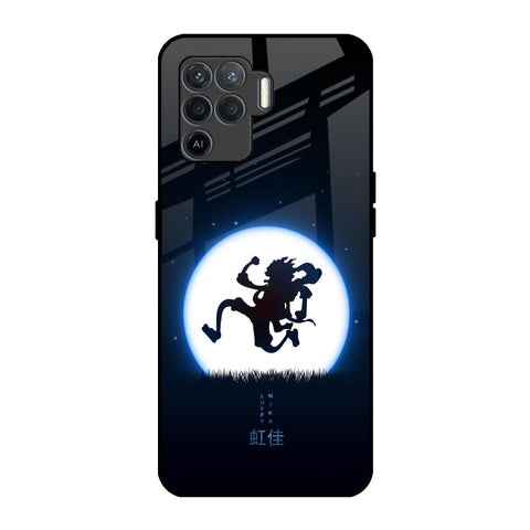 Luffy Nika Oppo F19 Pro Glass Back Cover Online