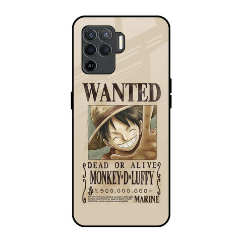 Luffy Wanted Oppo F19 Pro Glass Back Cover Online