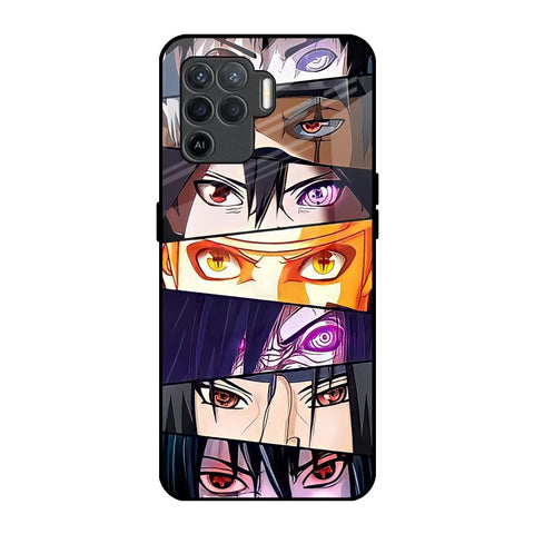 Anime Eyes Oppo F19 Pro Glass Back Cover Online