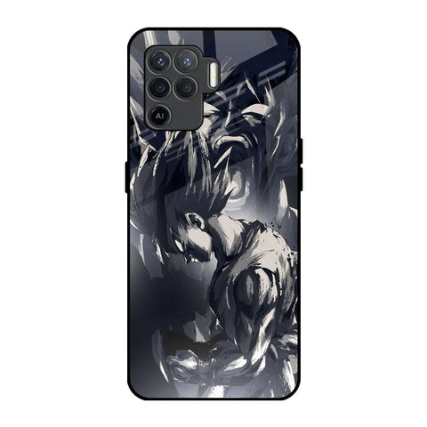 Sketch Art DB Oppo F19 Pro Glass Back Cover Online