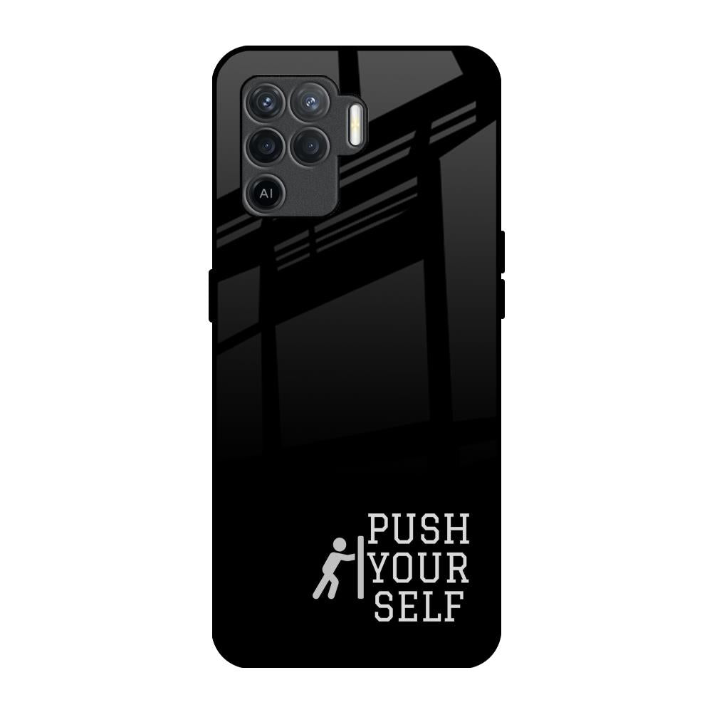 Push Your Self Oppo F19 Pro Glass Back Cover Online