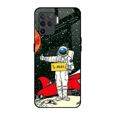 Astronaut on Mars Oppo F19 Pro Glass Back Cover Online