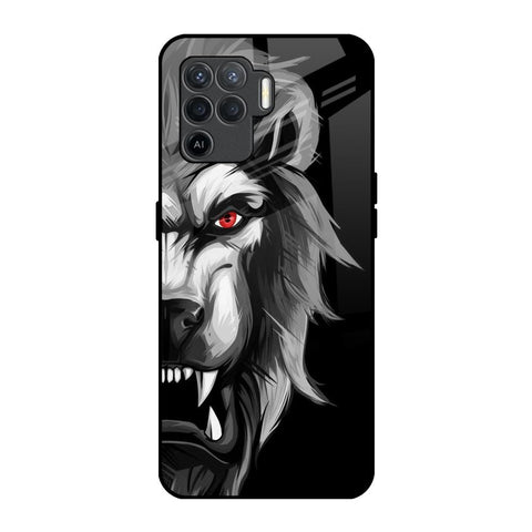 Wild Lion Oppo F19 Pro Glass Back Cover Online