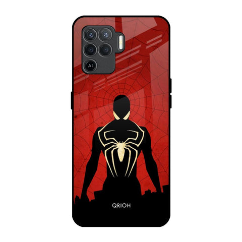 Mighty Superhero Oppo F19 Pro Glass Back Cover Online