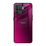 Pink Burst Oppo F19 Pro Glass Back Cover Online