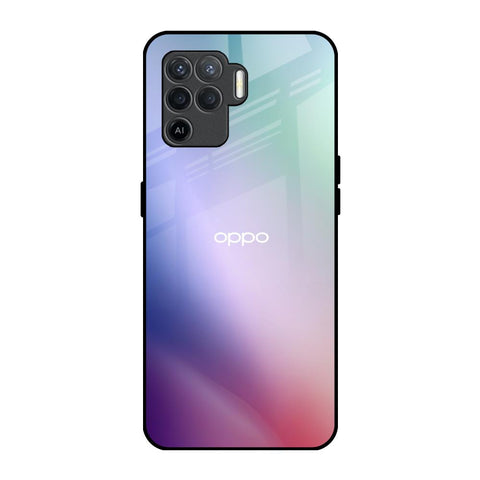 Abstract Holographic Oppo F19 Pro Glass Back Cover Online