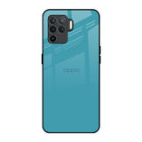 Oceanic Turquiose Oppo F19 Pro Glass Back Cover Online