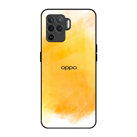 Rustic Orange Oppo F19 Pro Glass Back Cover Online
