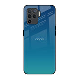 Celestial Blue Oppo F19 Pro Glass Back Cover Online