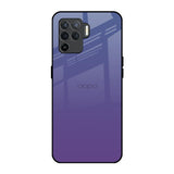 Indigo Pastel Oppo F19 Pro Glass Back Cover Online