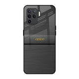 Grey Metallic Glass Oppo F19 Pro Glass Back Cover Online