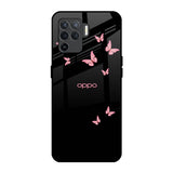Fly Butterfly Oppo F19 Pro Glass Back Cover Online