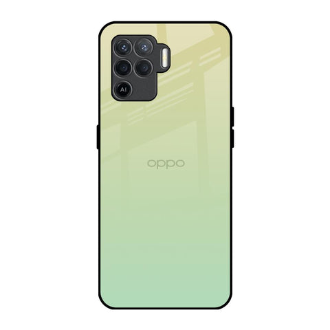 Mint Green Gradient Oppo F19 Pro Glass Back Cover Online