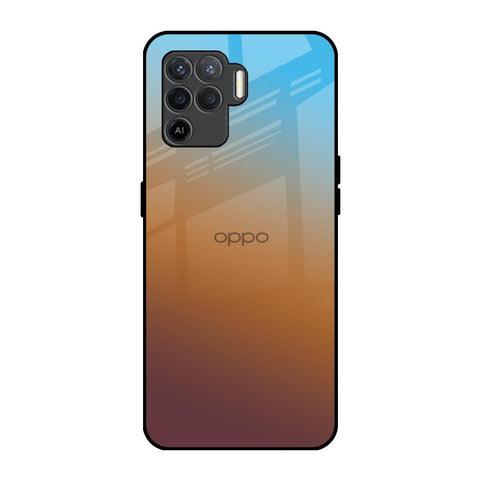 Rich Brown Oppo F19 Pro Glass Back Cover Online