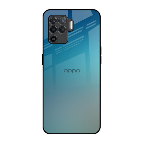 Sea Theme Gradient Oppo F19 Pro Glass Back Cover Online