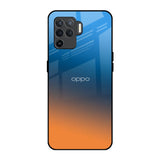 Sunset Of Ocean Oppo F19 Pro Glass Back Cover Online