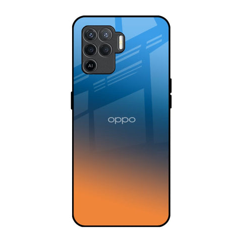 Sunset Of Ocean Oppo F19 Pro Glass Back Cover Online
