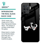 Space Traveller Glass Case for Oppo F19 Pro