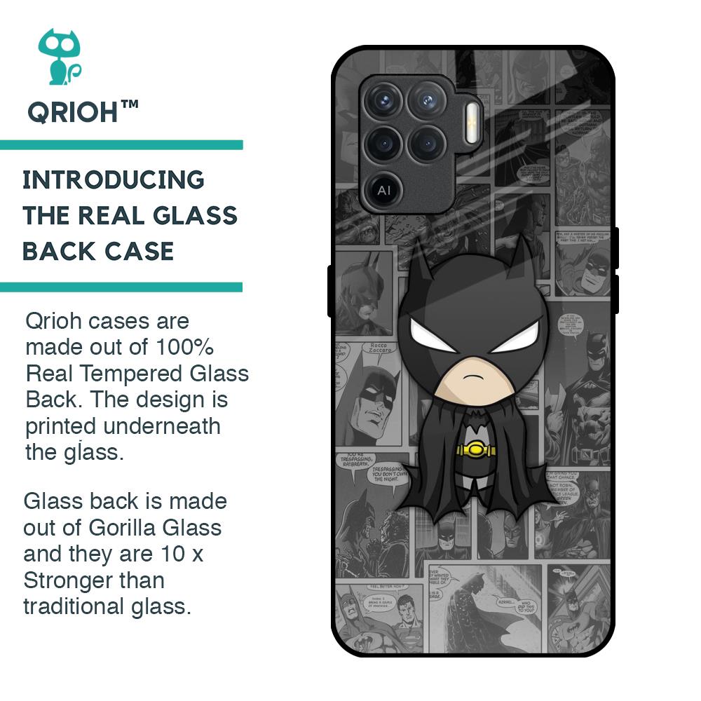 Cartoon Art Glass Case for Oppo F19 Pro