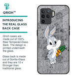 Cute Baby Bunny Glass Case for Oppo F19 Pro