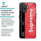 Supreme Ticket Glass Case for Oppo F19 Pro