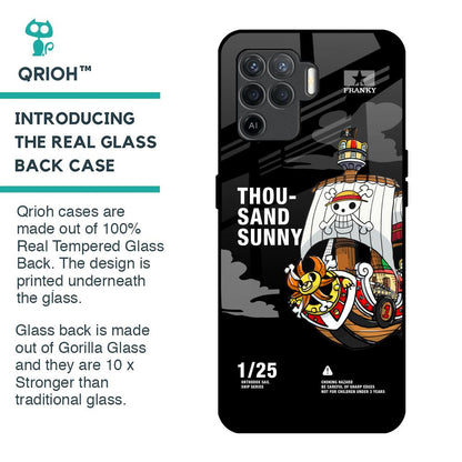 Thousand Sunny Glass Case for Oppo F19 Pro