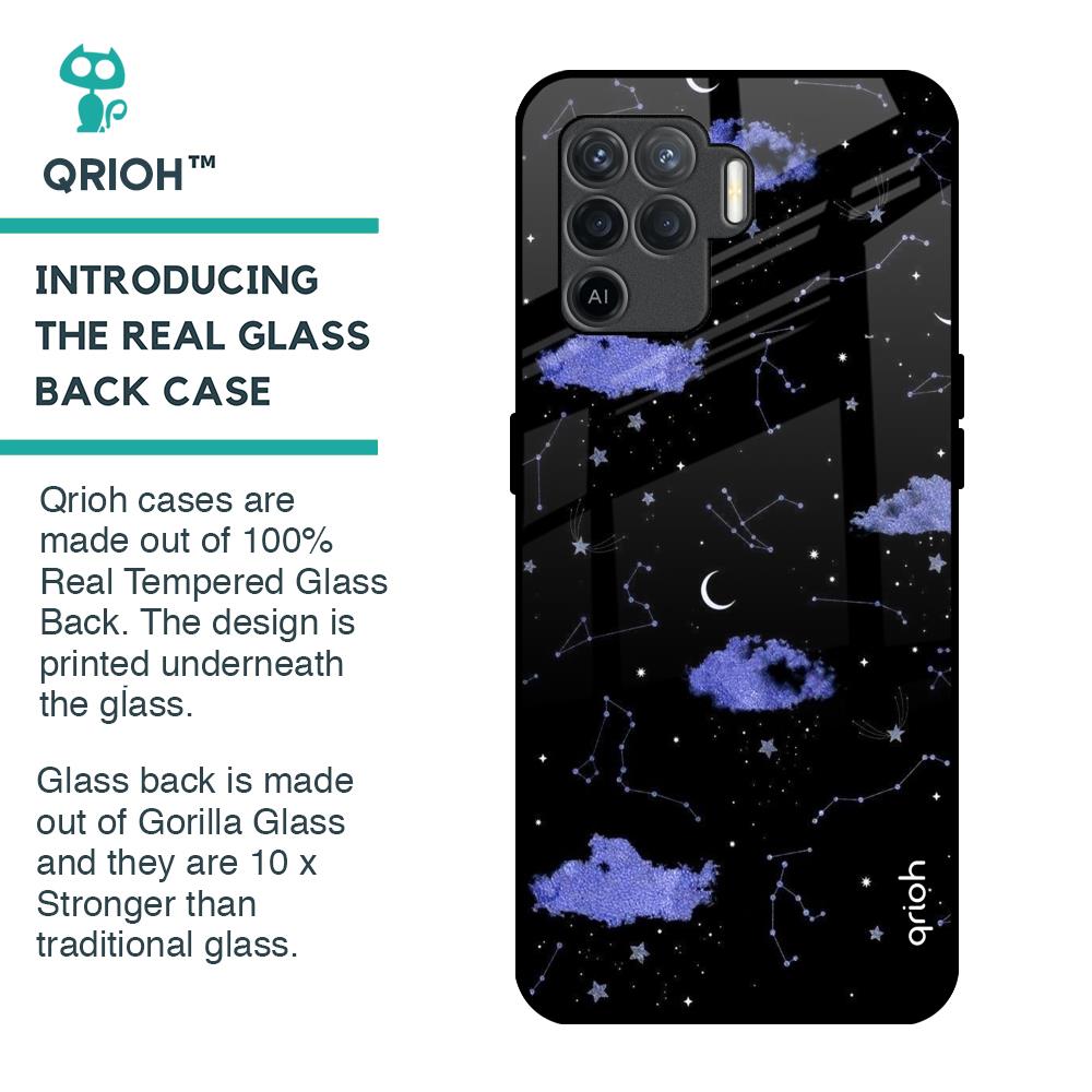Constellations Glass Case for Oppo F19 Pro