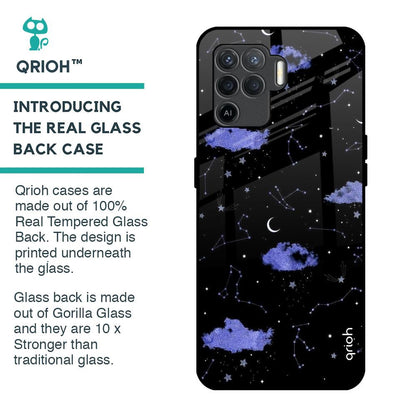 Constellations Glass Case for Oppo F19 Pro