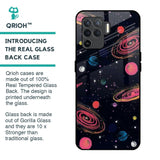 Galaxy In Dream Glass Case For Oppo F19 Pro