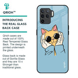 Adorable Cute Kitty Glass Case For Oppo F19 Pro