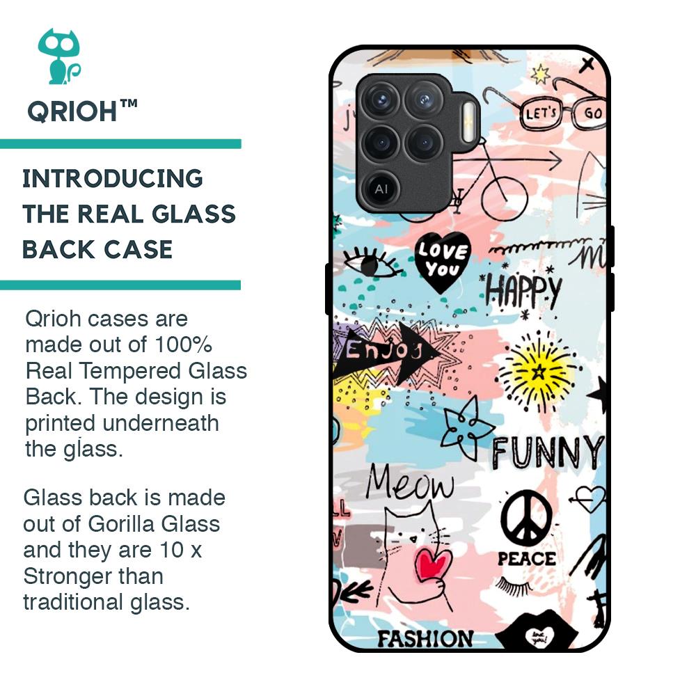 Just For You Glass Case For Oppo F19 Pro