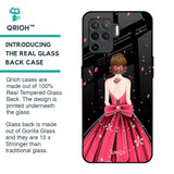 Fashion Princess Glass Case for Oppo F19 Pro