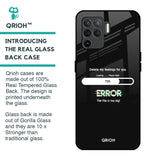 Error Glass Case for Oppo F19 Pro