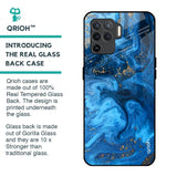 Gold Sprinkle Glass Case for Oppo F19 Pro