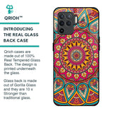 Elegant Mandala Glass Case for Oppo F19 Pro