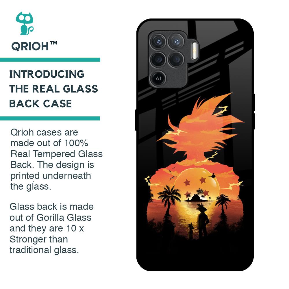 Japanese Paradise Glass Case for Oppo F19 Pro