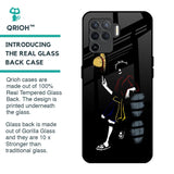 Luffy Line Art Glass Case for Oppo F19 Pro