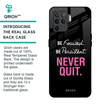 Be Focused Glass Case for Oppo F19 Pro