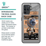 Space Ticket Glass Case for Oppo F19 Pro