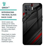 Modern Abstract Glass Case for Oppo F19 Pro